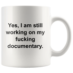 custom order - documentary - 11oz mug