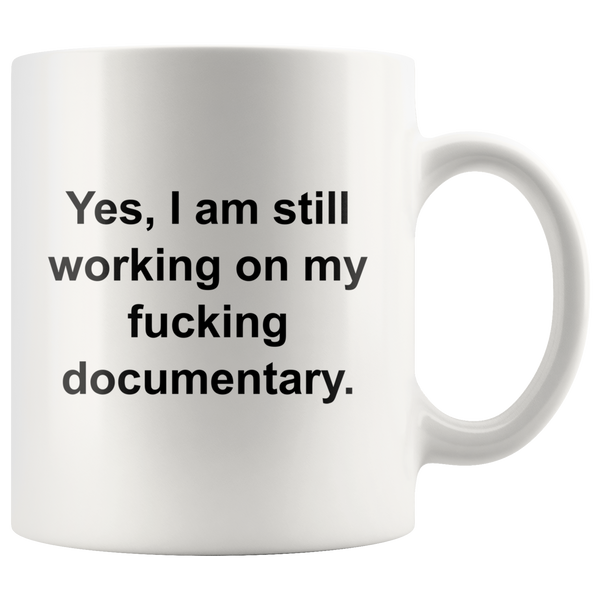 custom order - documentary - 11oz mug