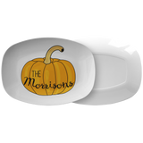 Personalized Thanksgiving Platter - Cute Fall Platter - Serving Dish - Pumpkin Platter - Fall Home GIft