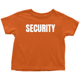 Cute Toddler Shirt - Adorable Toddler Tee - Security Guard - Birthday Gift