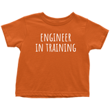 Cute Engineer Toddler Shirt - Engineer Toddler - Engineer In Training - Birthday Gift