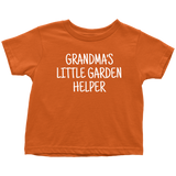 Cute Toddler Shirt - Gardening Toddler Tee - Grandma's Little Garden Helper - Birthday Gift