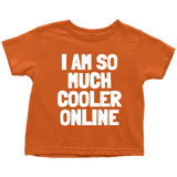 Blogging Toddler Shirt - Blogger Toddler Tee - Funny Birthday Gift - So Much Cooler Online - Many Sizes And Colors Available - All Cotton