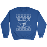 Velociraptor Ugly Sweater - custom request