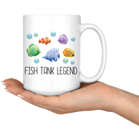 custom order - fish tank legend - 15oz mug