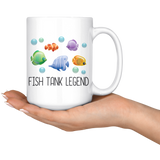 custom order - fish tank legend - 15oz mug