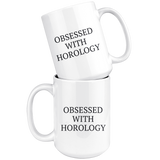 custom order - obsessed with horology - 15oz
