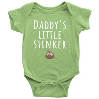 Funny Baby One-Piece - Cute Baby Shirt - Daddy's Little Stinker - Custom Text Available - Baby Shower Or First Birthday Present - Baby Gift