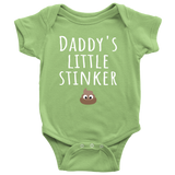 Funny Baby One-Piece - Cute Baby Shirt - Daddy's Little Stinker - Custom Text Available - Baby Shower Or First Birthday Present - Baby Gift