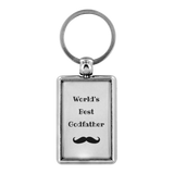Godparent Keychain - Godfather Keychain - World's Best Godfather