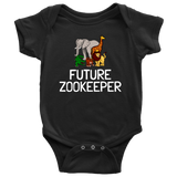 Zookeeper Baby Shirt - Zookeeper Baby One-piece - Zoo Baby Bodysuit - Future Zookeeper - Many Sizes And Colors
