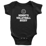 Volleyball Baby Bodysuit - Volleyball Player Baby Gift - Volleyball Baby One-piece - Mommy's Volleyball Buddy - First Birthday or Baby Shower Gift