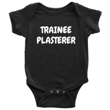 Plasterer Baby Shirt - Cute Plasterer Baby One-piece - Trainee Plasterer - Many Sizes And Colors - Baby Shower Gift