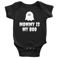 Cute Halloween Baby Shirt - Halloween Baby One-piece - Spooky Baby Bodysuit - Mommy Is My Boo - Halloween Baby Gift - All Cotton