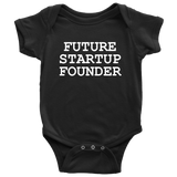 Startup Baby Shirt - Entrepreneur Baby One-piece - Future Startup Founder - Cute Baby Bodysuit - Many Sizes and Colors Available