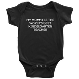 Kindergarten Teacher Baby One-piece - Kindergarten Teacher Baby Shirt - World's Best Kindergarten Teacher - Many Sizes And Colors