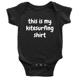 Funny Cute Baby Bodysuit - Kitesurfing Baby One-piece - This Is My Kitesurfing Shirt - Many Sizes And Colors Available - Baby Shower Gift