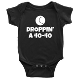 Funny Tennis Baby One-piece - Tennis Baby Bodysuit - Droppin a 40-40 - Tennis Player Baby Gift - Many Sizes And Colors Available