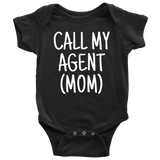 Funny Acting Baby One-piece - Baby Actor Shirt - Thespian Baby Bodysuit - Call My Agent - Baby Shower Gift - Many Sizes And Colors