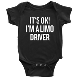 Funny Baby Bodysuit - Limo Driver Baby One-piece - Chauffeur Baby Gift - Dumb And Dumber Quote - Many Sizes And Colors