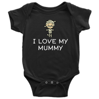 Halloween Baby Bodysuit - Creepy Baby One-piece - Spooky Baby Shirt - Mummy Baby Shirt - Halloween Baby Gift - I Love My Mummy