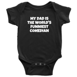 Comedian Baby Bodysuit - Stand Up Comedian Baby One-piece - World's Funniest Comedian - Baby Shower Gift Idea