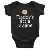 Chocolatier Baby One-piece - Chocolate Maker Baby Gift - Daddy's Little Praline - Many Sizes And Colors - Baby Shower or Birthday