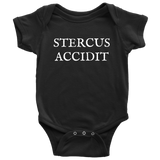 Cute Latin Baby One-piece - Latin Teacher Baby Shirt - Latin Baby Bodysuit - Stercus Accidit - Baby Shower Gift - Many Sizes And Colors