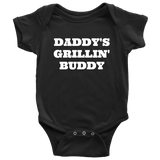 Barbecue Baby One-piece - Grilling Baby Shirt - BBQ Baby Gift - Daddy's Grillin Buddy - Many Sizes And Colors