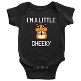 Cute Hamster Baby Bodysuit - Hamster Baby One-piece - I'm A Little Cheeky - Baby Shower Or First Birthday - Many Sizes And Colors