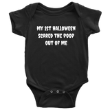 Cute Halloween Baby Shirt - Creepy Baby One-piece - Spooky Baby Bodysuit - My First Halloween - Many Sizes And Colors - Halloween Baby Gift