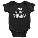 Referee Baby One-piece - Referee Baby Shirt - Referee Baby Gift - Daddy's Assistant Referee - Baby Shower Gift - Many Sizes And Colors