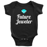 Jeweler Baby Shirt - Jewelry Maker Baby One-piece - Future Jeweler - Baby Shower or First Birthday Gift - Many Sizes And Colors