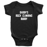 Rock Climber Baby Shirt - Rock Climbing Baby One-piece - Climber Baby Bodysuit - Daddy's Rock Climbing Buddy - Baby Shower Gift - All Cotton