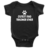 Dog Trainer Baby One-piece - Dog Trainer Baby Bodysuit - Cutest Dog Trainer Ever - Many Sizes And Colors - Dog Trainer Baby Gift