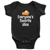 Cute Thanksgiving Baby Bodysuit - Thanksgiving Baby One-piece - Everyone's Favorite Slice - Many Sizes And Colors