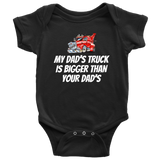 Wrecker Driver Baby Shirt - Tow Truck Baby One-piece - My Daddy's Truck - Baby Shower Or First Birthday - Many Sizes And Colors