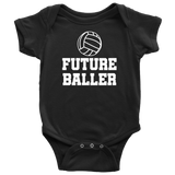 Volleyball Baby Bodysuit - Volleyball Player Baby Gift - Volleyball Baby One-piece - Future Baller - First Birthday or Baby Shower Gift