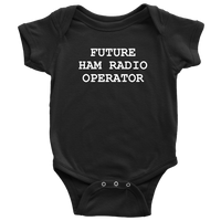 Ham Radio Baby One-piece - Amateur Radio Baby Bodysuit - Funny Ham Radio Baby Gift - Future Ham Radio Operator
