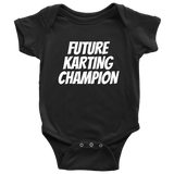 Karting Baby One-piece - Go-Kart Driver Baby Bodysuit - Future Karting Champion - Baby Shower Or Birthday Gift - Many Sizes And Colors