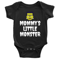 Cute Halloween Baby Shirt - Halloween Baby One-piece - Spooky Baby Bodysuit - Mommy's Little Monster - Halloween Baby Gift - All Cotton