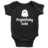 Cute Halloween Baby Shirt - Halloween Baby One-piece - Spooky Baby Bodysuit - Frightfully Cute - Halloween Baby Gift - All Cotton