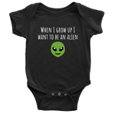 Funny UFO Baby One-piece - Alien Baby Bodysuit - Ufology Baby Shirt - To Be An Alien - Baby Gift Idea - Many Sizes And Colors - All Cotton
