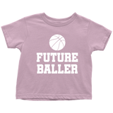 Basketball Toddler Shirt - Basketball Player Toddler Tee - Birthday Gift For Future Basketball Player - Future Baller - Many Sizes, Colors