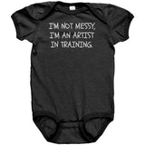Funny Artist Baby One-piece - Art Teacher Baby Gift - Artist Baby Bodysuit - Artist In Training