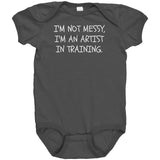 Funny Artist Baby One-piece - Art Teacher Baby Gift - Artist Baby Bodysuit - Artist In Training