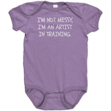 Funny Artist Baby One-piece - Art Teacher Baby Gift - Artist Baby Bodysuit - Artist In Training