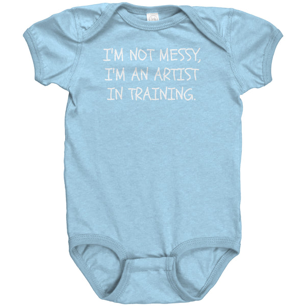 Funny Artist Baby One-piece - Art Teacher Baby Gift - Artist Baby Bodysuit - Artist In Training