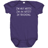 Funny Artist Baby One-piece - Art Teacher Baby Gift - Artist Baby Bodysuit - Artist In Training