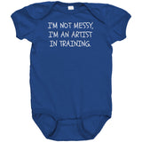 Funny Artist Baby One-piece - Art Teacher Baby Gift - Artist Baby Bodysuit - Artist In Training